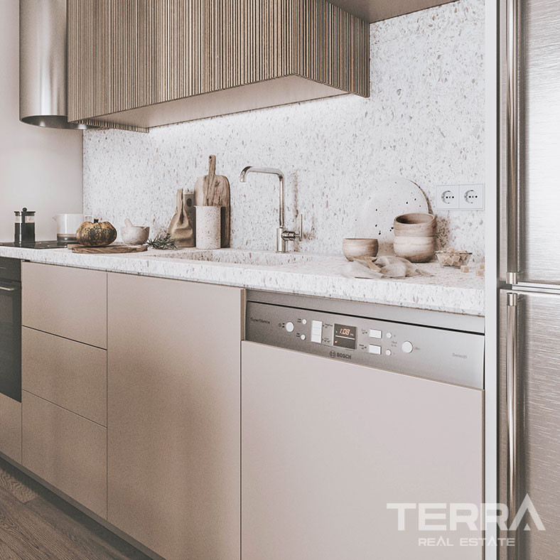 Luxury Apartments with Sea View in Alanya Avsallar Near the Beach - 60017