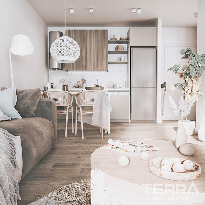Luxury Apartments with Sea View in Alanya Avsallar Near the Beach - 60018
