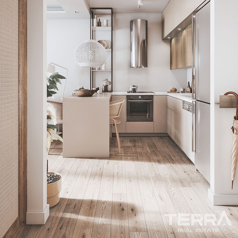 Luxury Apartments with Sea View in Alanya Avsallar Near the Beach - 60020