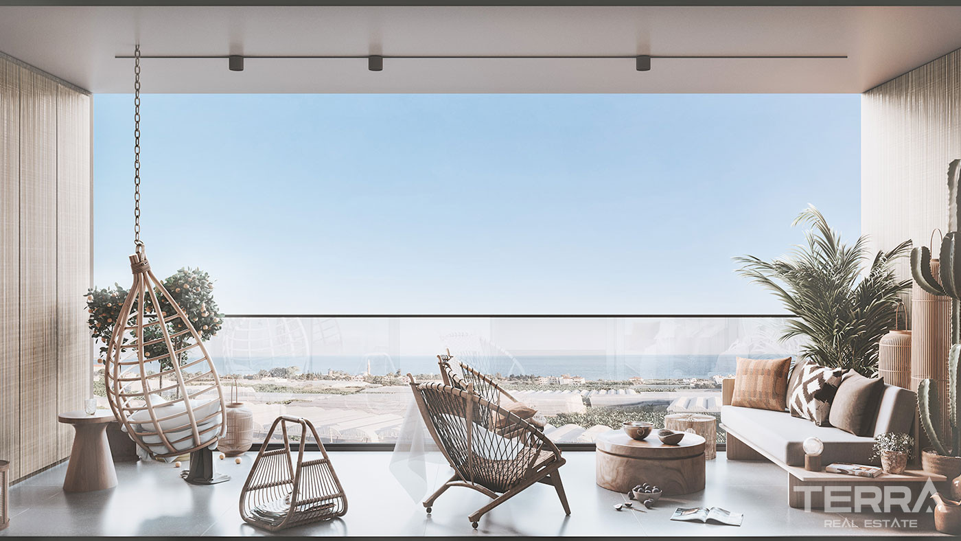 Luxury Apartments with Sea View in Alanya Avsallar Near the Beach - 60024
