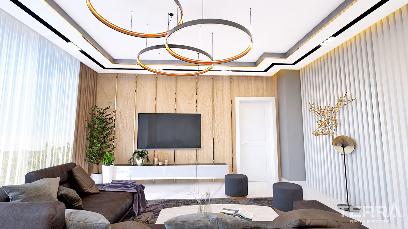Luxury Apartments 1.3 km from the Beach in Peaceful Kargıcak, Alanya - 60049