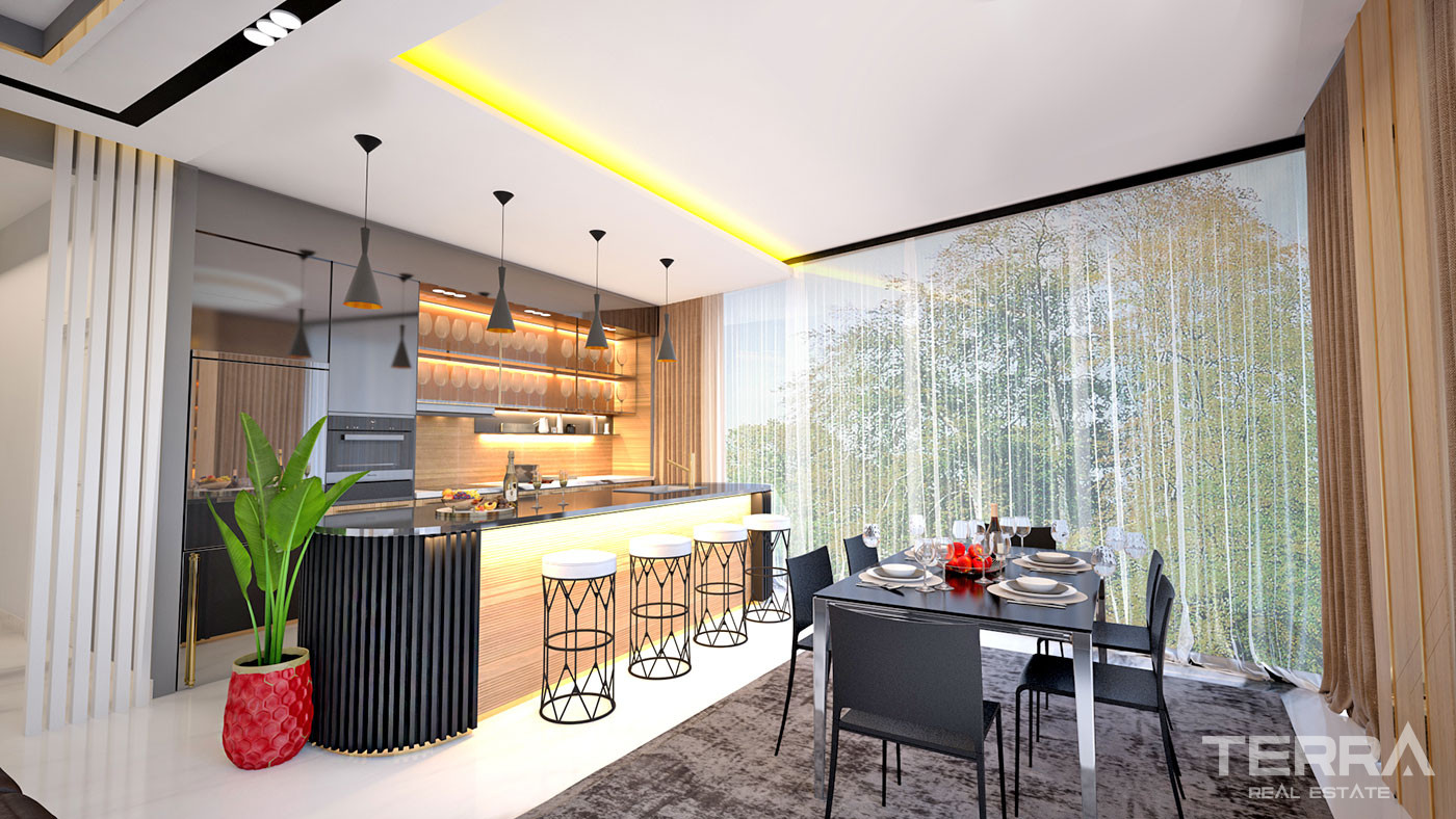 Luxury Apartments 1.3 km from the Beach in Peaceful Kargıcak, Alanya - 60051