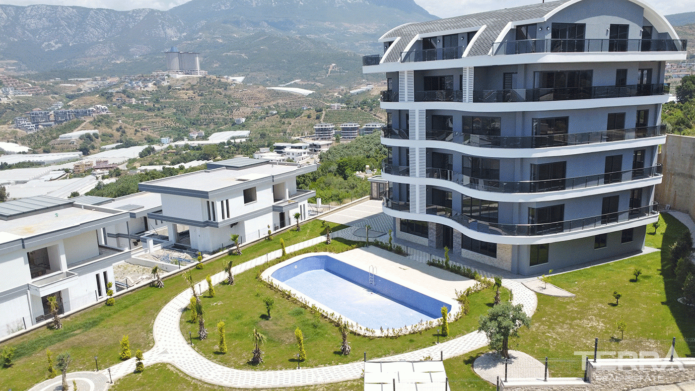 Luxury Apartments 1.3 km from the Beach in Peaceful Kargıcak, Alanya - 97728