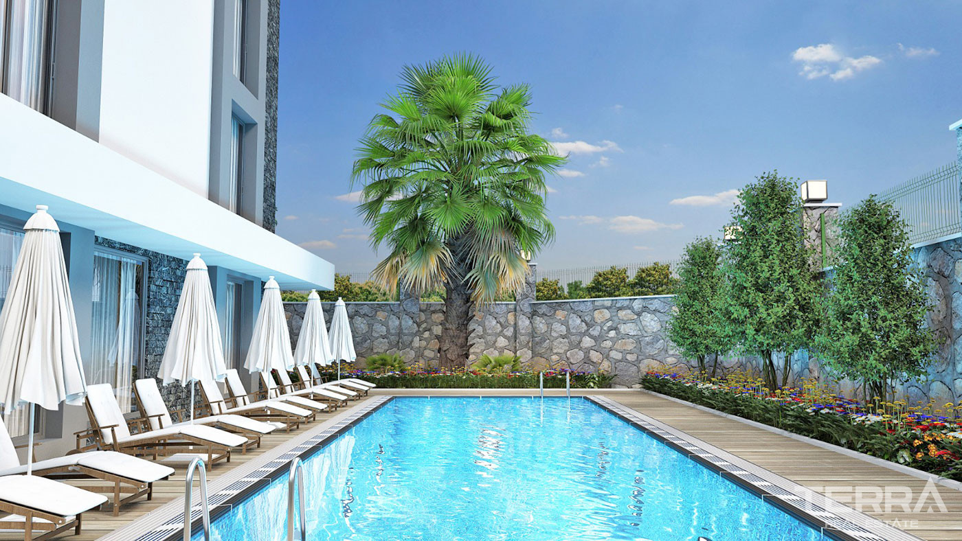 Luxury Apartments with Rich Amenities in the Complex in Oba, Alanya - 60098