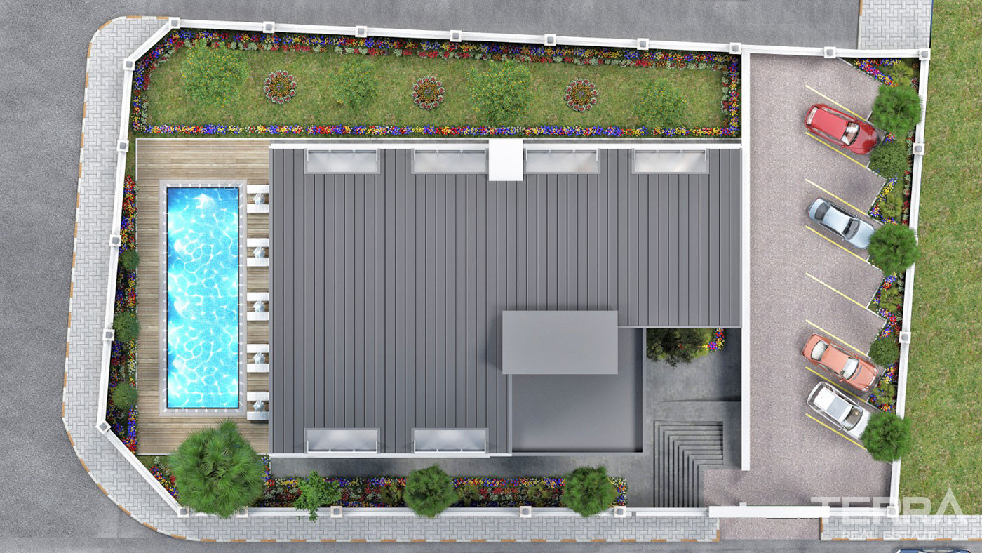 Luxury Apartments with Rich Amenities in the Complex in Oba, Alanya - 60099