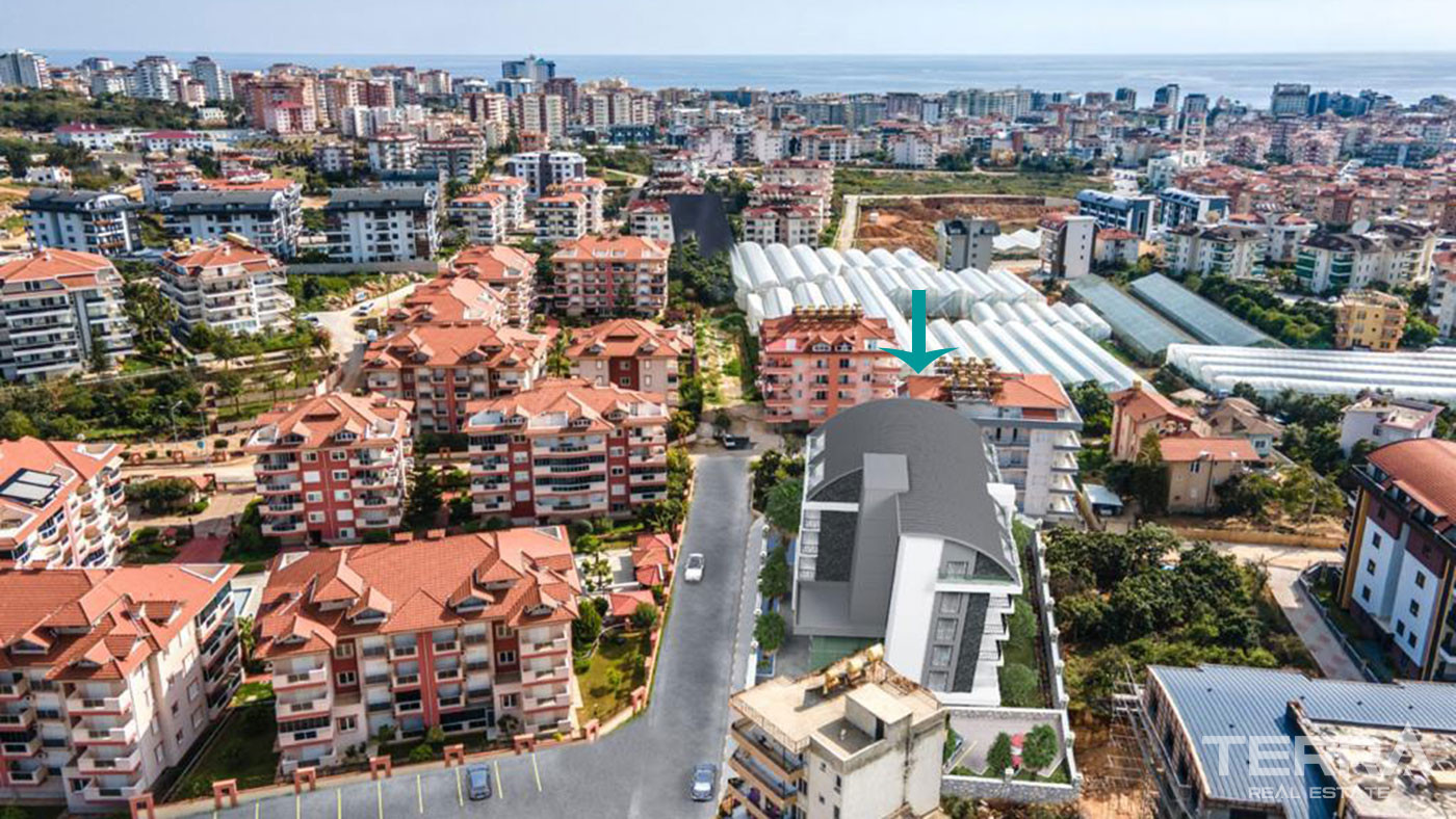 Luxury Apartments with Rich Amenities in the Complex in Oba, Alanya - 60107