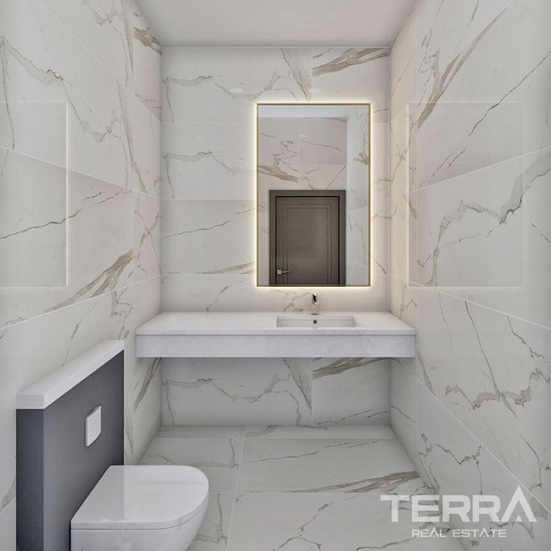 Luxury Apartments with Rich Amenities in the Complex in Oba, Alanya - 60106
