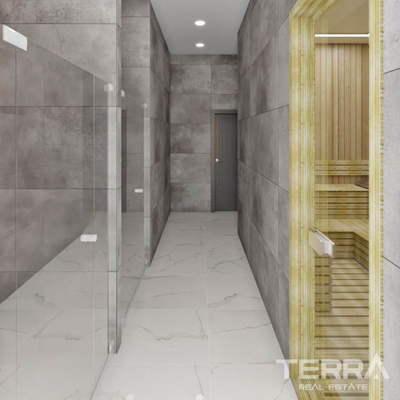Luxury Apartments with Rich Amenities in the Complex in Oba, Alanya - 60110
