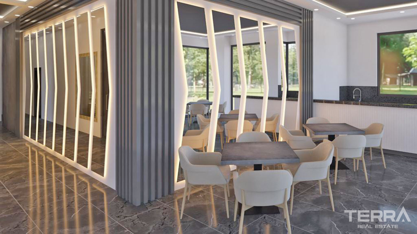 Luxury Apartments with Rich Amenities in the Complex in Oba, Alanya - 60112