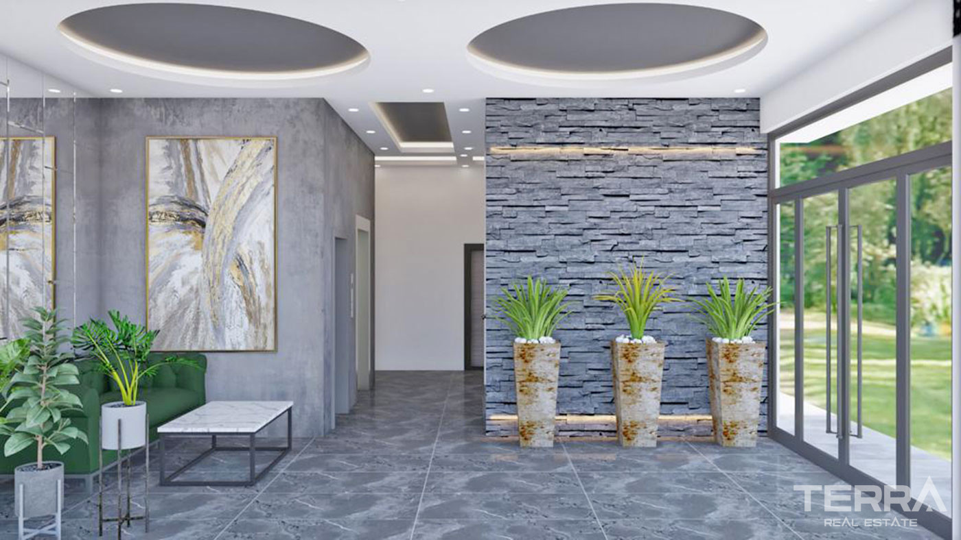 Luxury Apartments with Rich Amenities in the Complex in Oba, Alanya - 60115