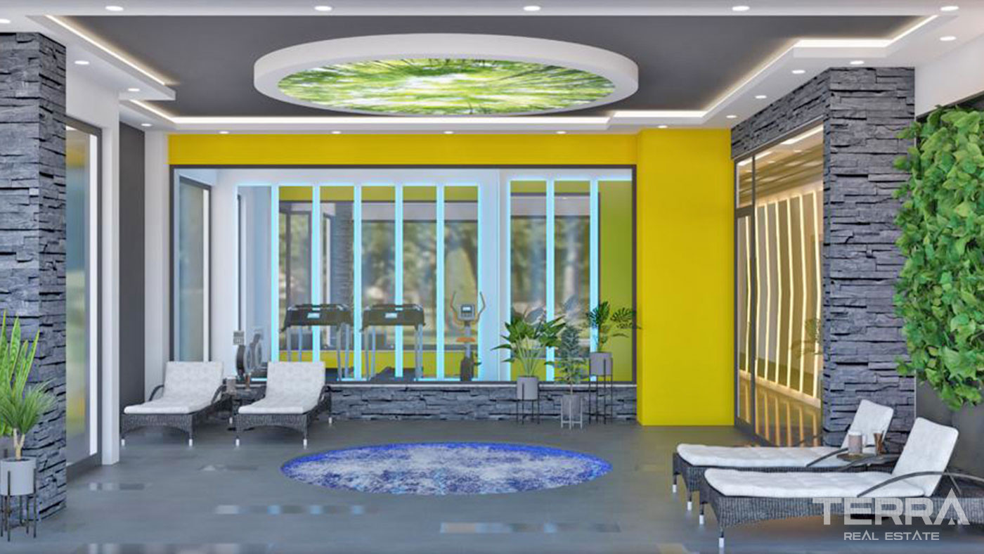 Luxury Apartments with Rich Amenities in the Complex in Oba, Alanya - 60116