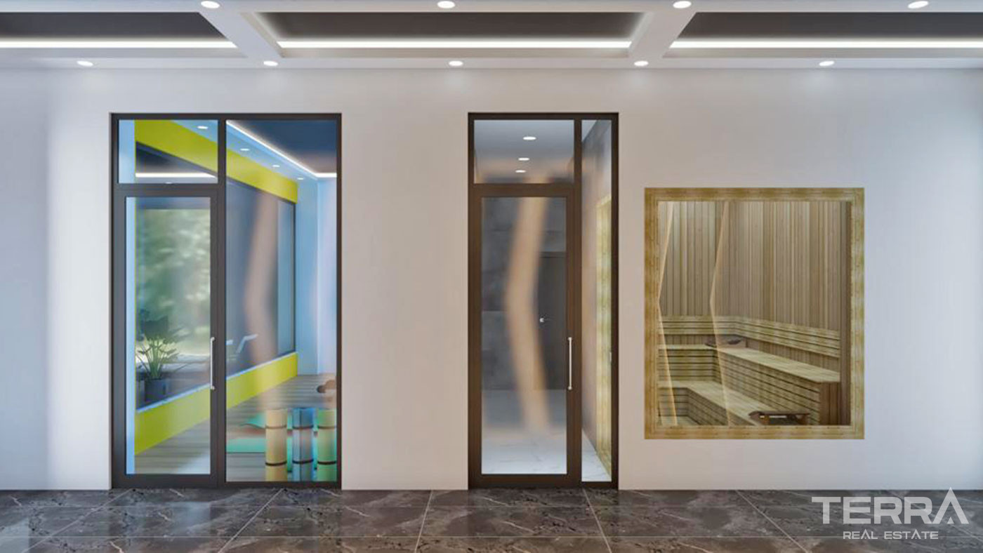 Luxury Apartments with Rich Amenities in the Complex in Oba, Alanya - 60119