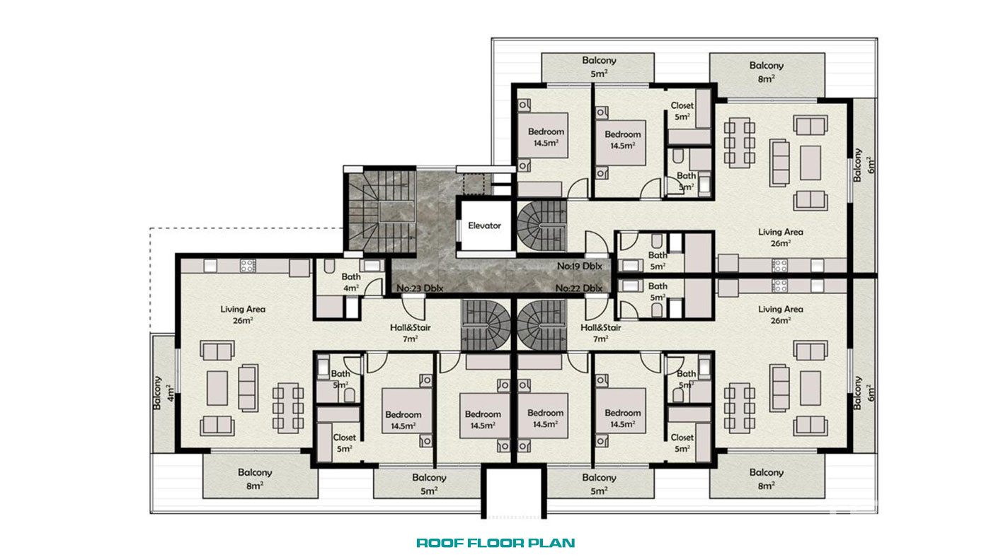 Luxury Apartments with Rich Amenities in the Complex in Oba, Alanya - 60128