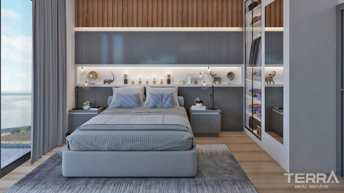 Luxury Apartments with Rich Amenities in the Complex in Oba, Alanya - 60138