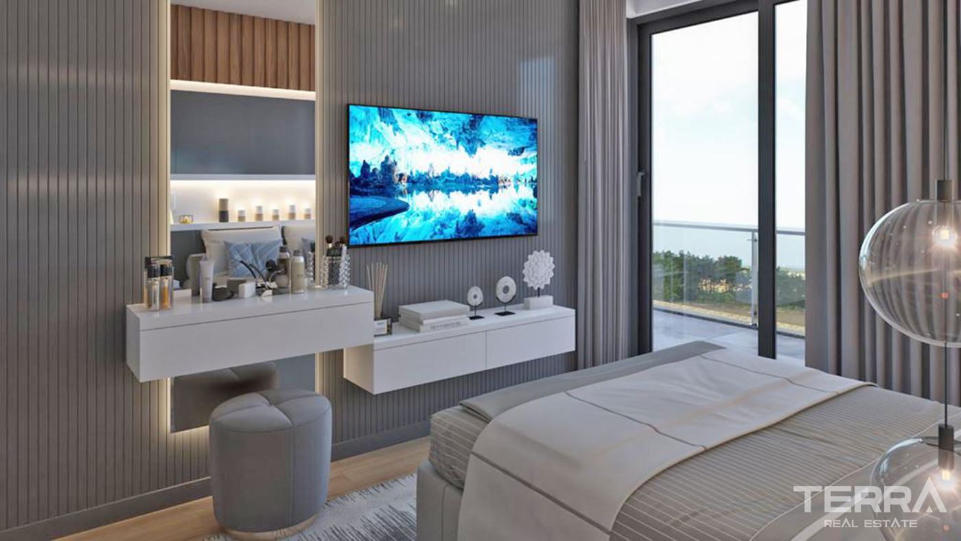 Luxury Apartments with Rich Amenities in the Complex in Oba, Alanya - 60139