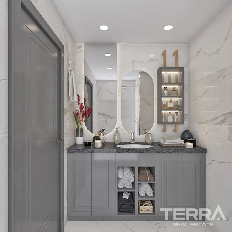 Luxury Apartments with Rich Amenities in the Complex in Oba, Alanya - 60140