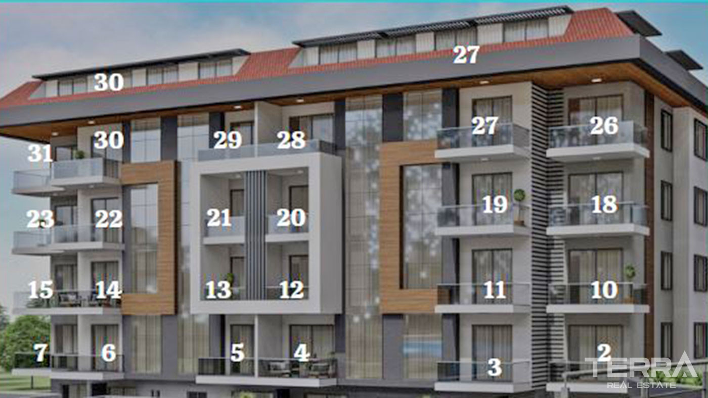 Nowe luksusowe apartamenty z bogatym wyposażeniem w Alanyi, Kestel - 60220