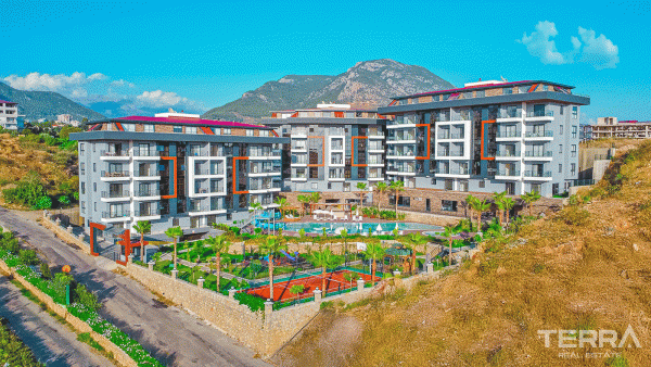 Brand New Luxury Apartments with Rich Facilities in Alanya, Kestel