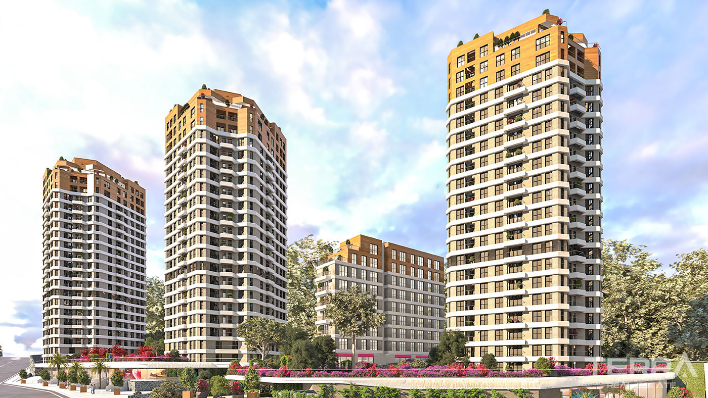Sea View Apartments in a Luxurious Complex in Kartal, Istanbul - 60328