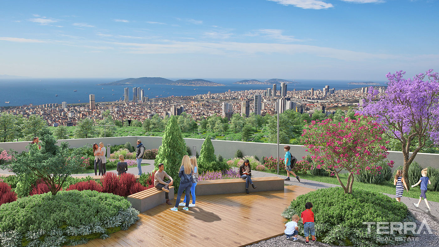 Sea View Apartments in a Luxurious Complex in Kartal, Istanbul - 60336