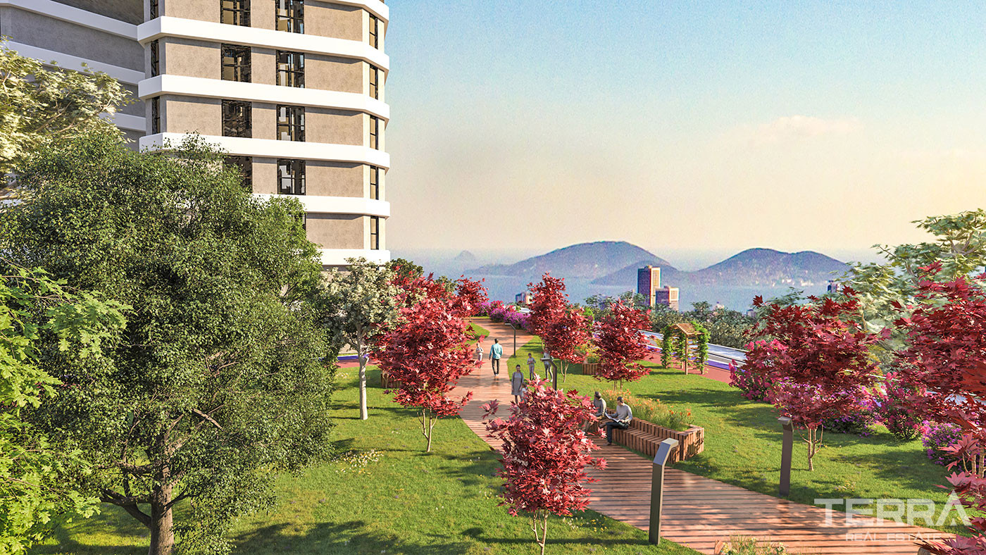 Sea View Apartments in a Luxurious Complex in Kartal, Istanbul - 60337