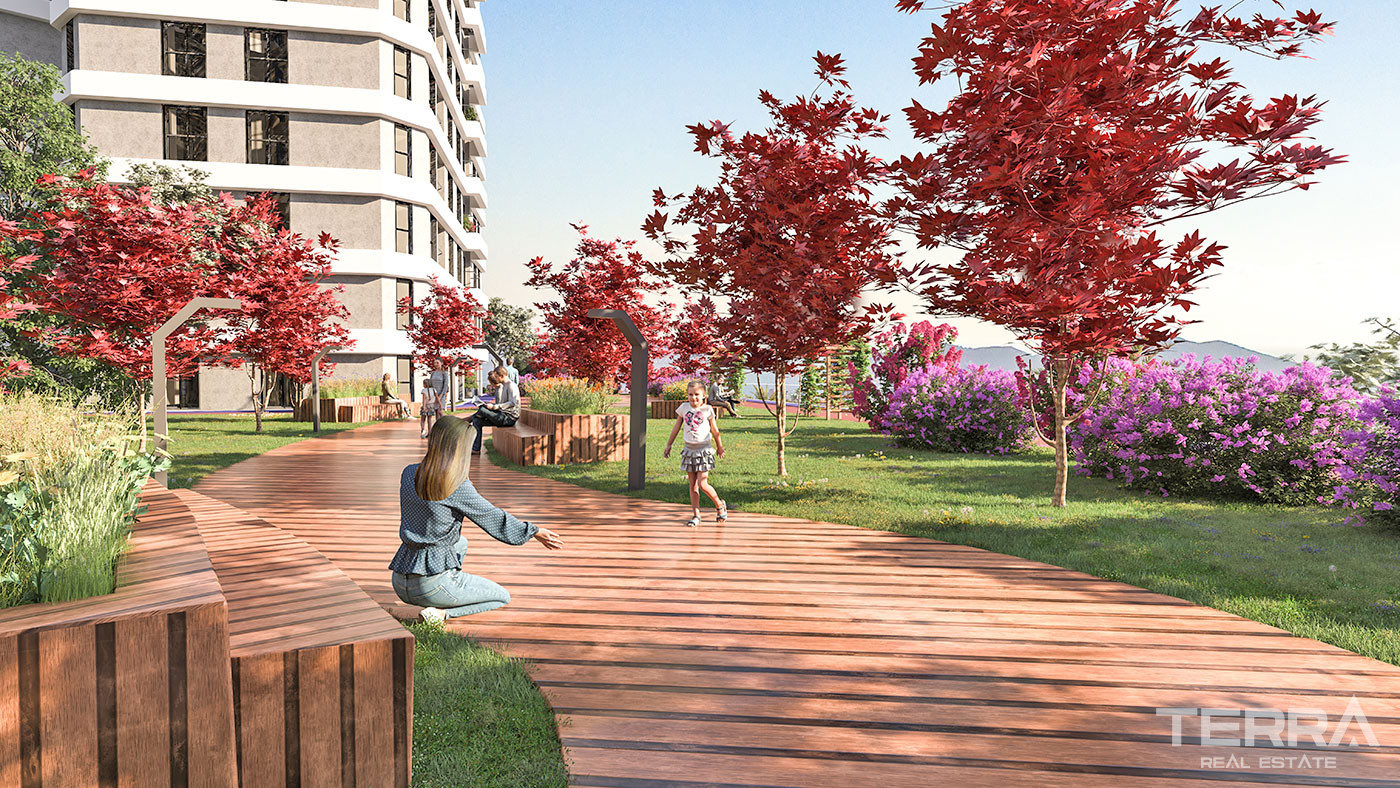 Sea View Apartments in a Luxurious Complex in Kartal, Istanbul - 60341