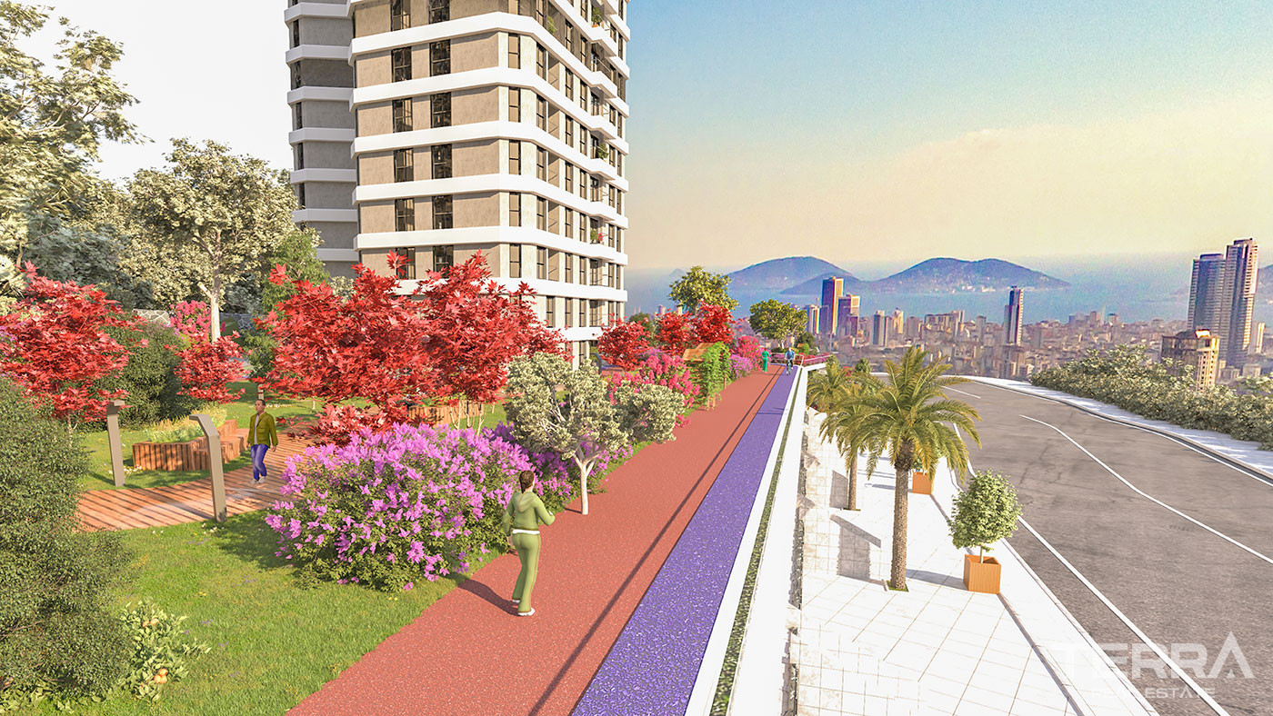 Sea View Apartments in a Luxurious Complex in Kartal, Istanbul - 60342