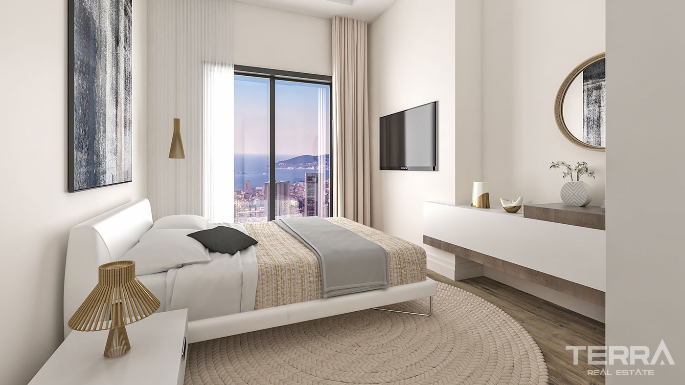 Sea View Apartments in a Luxurious Complex in Kartal, Istanbul - 60349