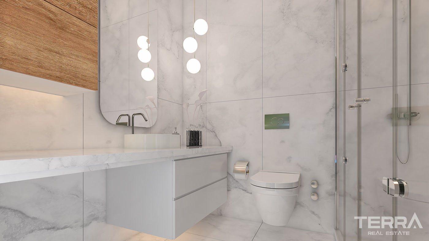Sea View Apartments in a Luxurious Complex in Kartal, Istanbul - 60352
