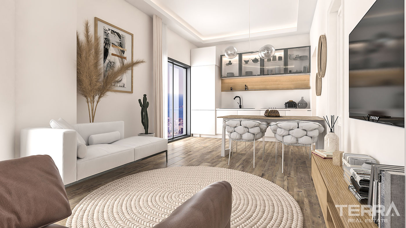 Sea View Apartments in a Luxurious Complex in Kartal, Istanbul - 60353