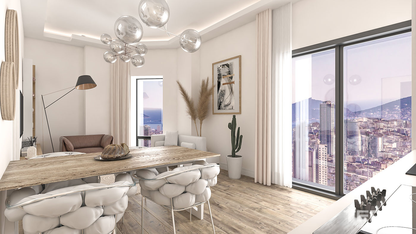 Sea View Apartments in a Luxurious Complex in Kartal, Istanbul - 60355