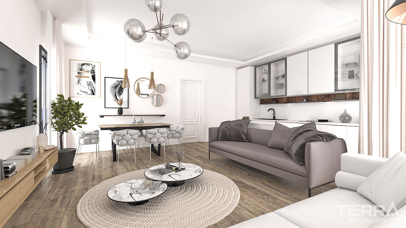 Sea View Apartments in a Luxurious Complex in Kartal, Istanbul - 60358