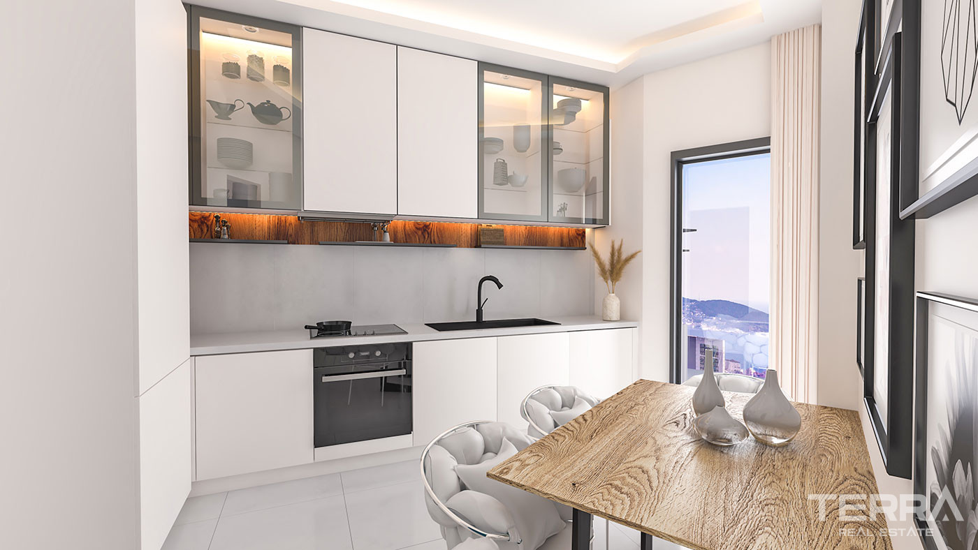 Sea View Apartments in a Luxurious Complex in Kartal, Istanbul - 60362