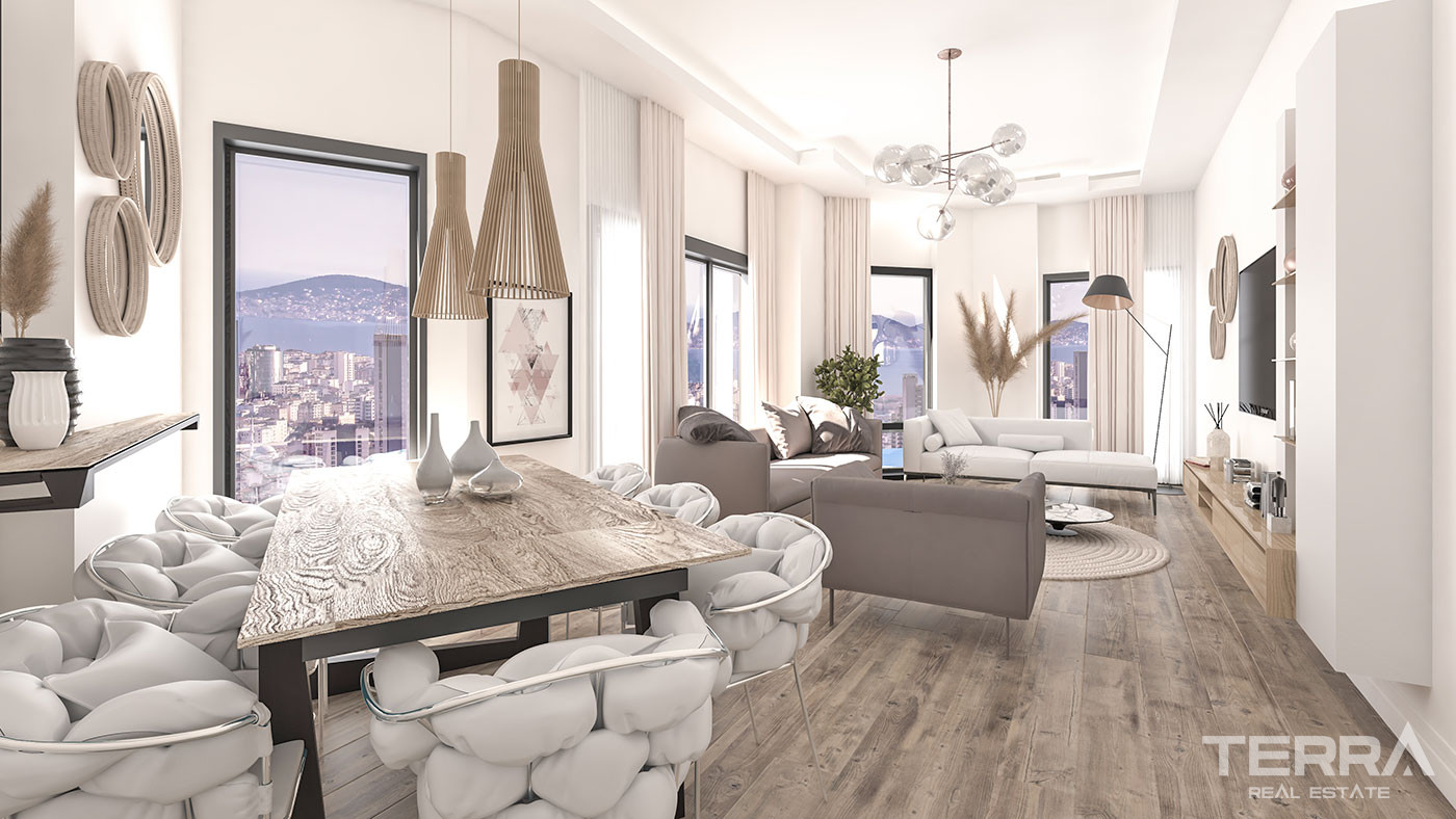 Sea View Apartments in a Luxurious Complex in Kartal, Istanbul - 60363