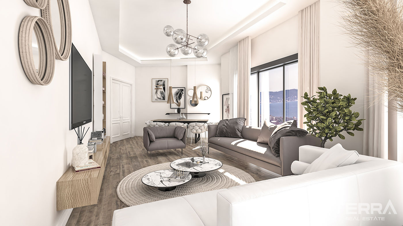 Sea View Apartments in a Luxurious Complex in Kartal, Istanbul - 60364