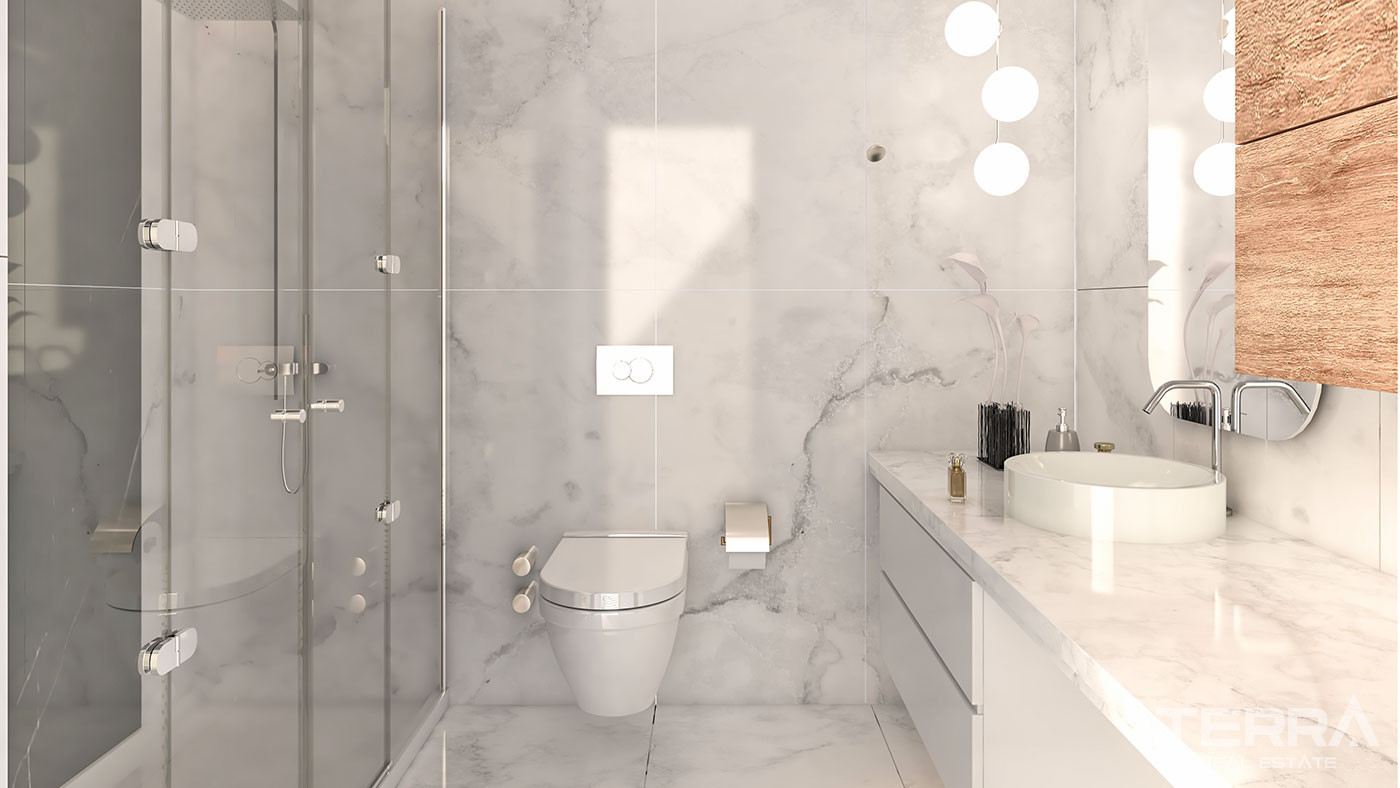 Sea View Apartments in a Luxurious Complex in Kartal, Istanbul - 60366