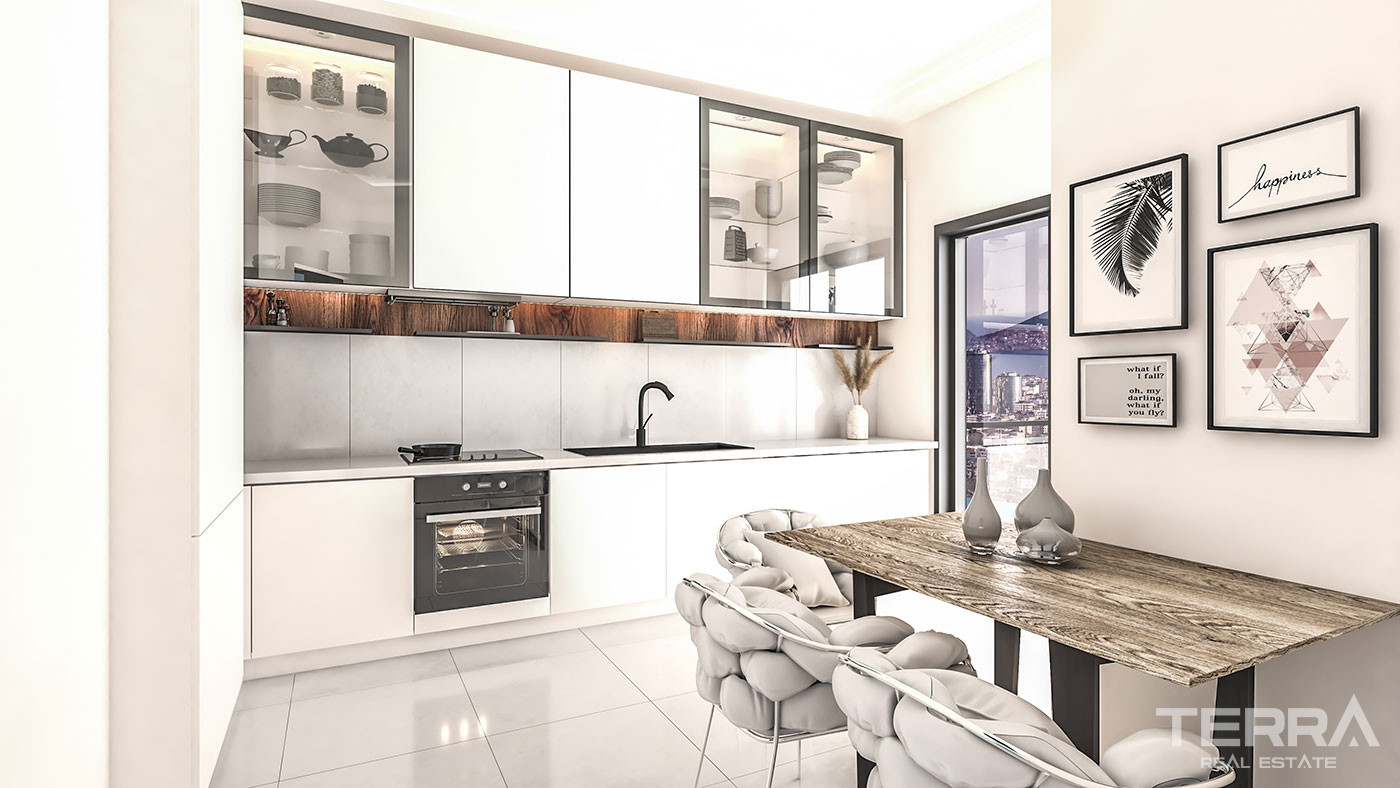 Sea View Apartments in a Luxurious Complex in Kartal, Istanbul - 60370