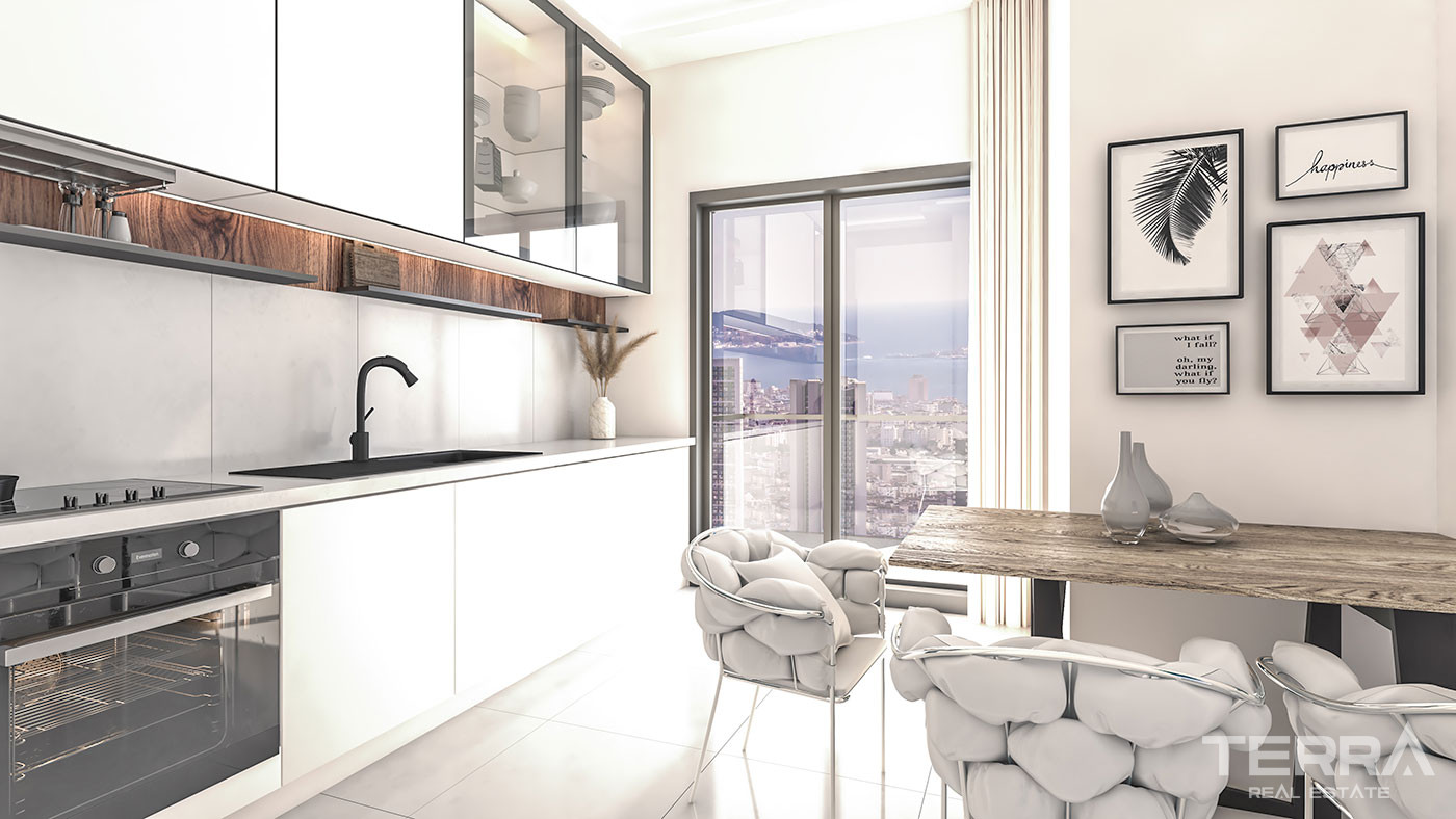 Sea View Apartments in a Luxurious Complex in Kartal, Istanbul - 60371