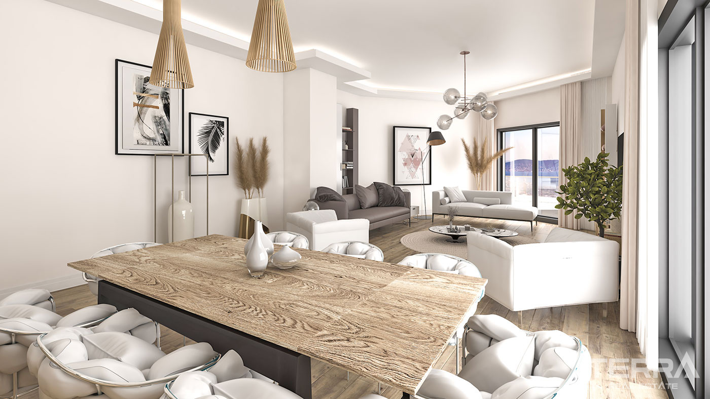 Sea View Apartments in a Luxurious Complex in Kartal, Istanbul - 60372