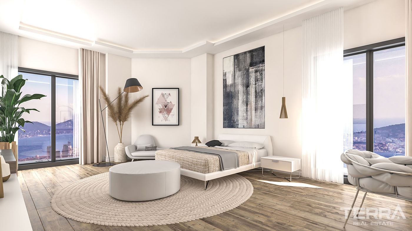 Sea View Apartments in a Luxurious Complex in Kartal, Istanbul - 60377