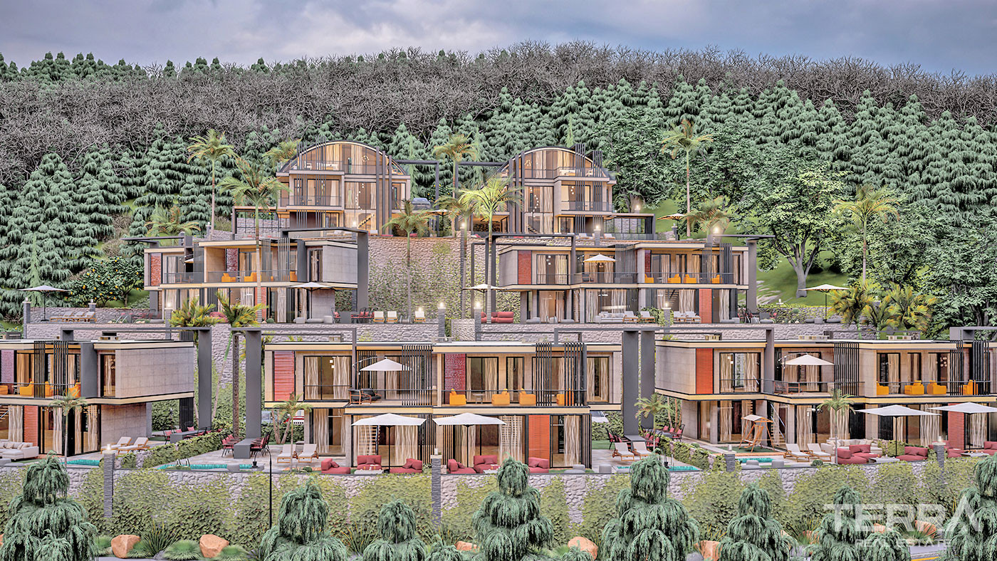 Sea View Villas in Alanya, Kargıcak with 5-Star Hotel Amenities - 60396