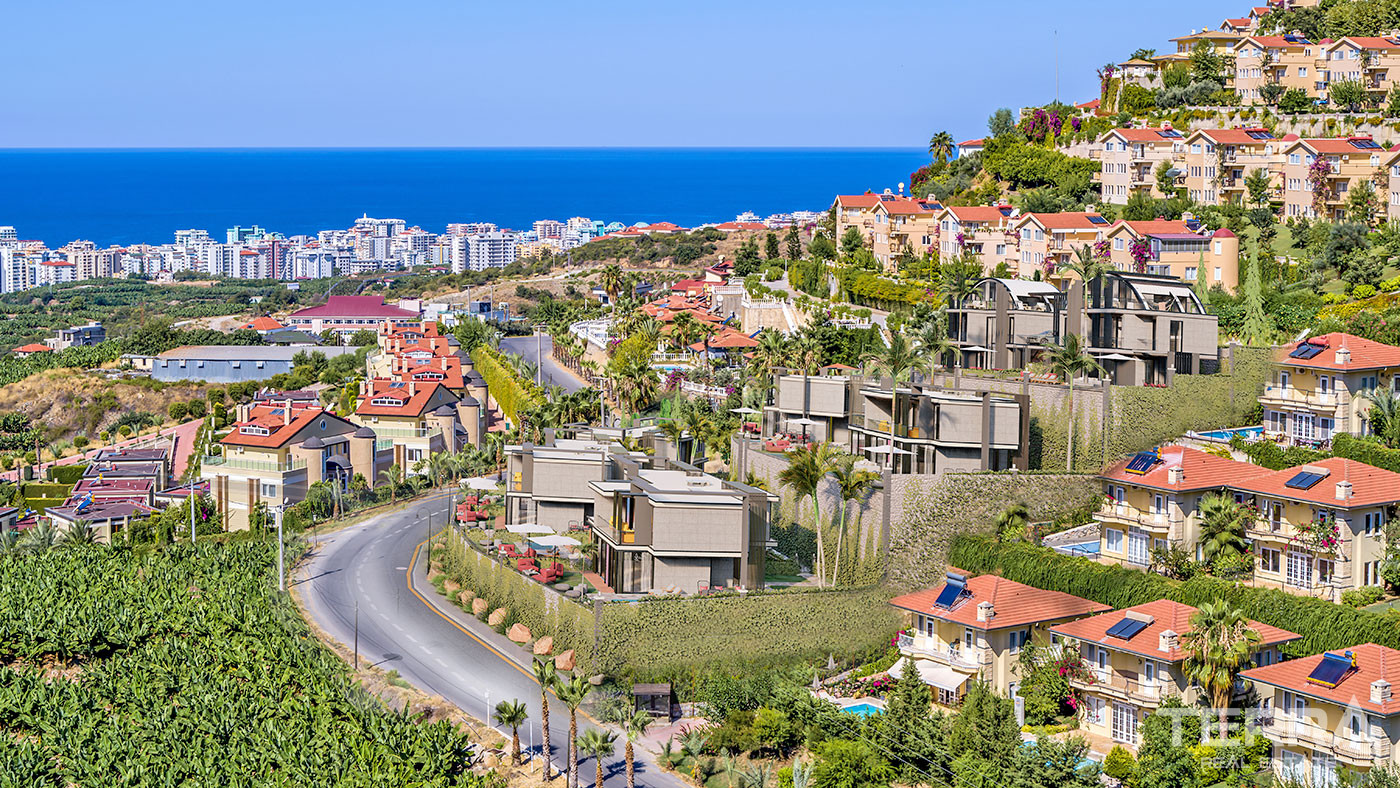 Sea View Villas in Alanya, Kargıcak with 5-Star Hotel Amenities - 60401