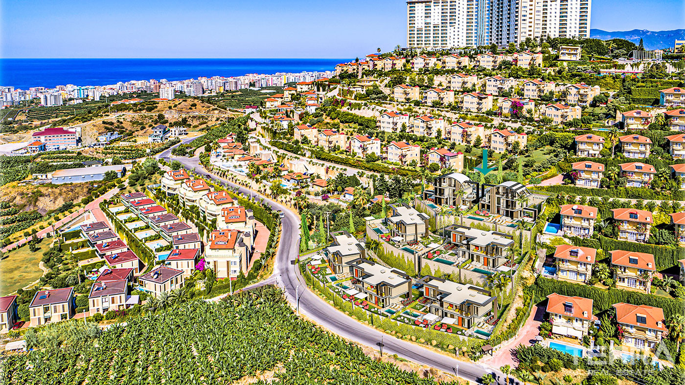 Sea View Villas in Alanya, Kargıcak with 5-Star Hotel Amenities - 60402