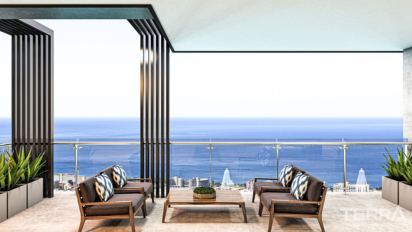 Sea View Villas in Alanya, Kargıcak with 5-Star Hotel Amenities - 60438
