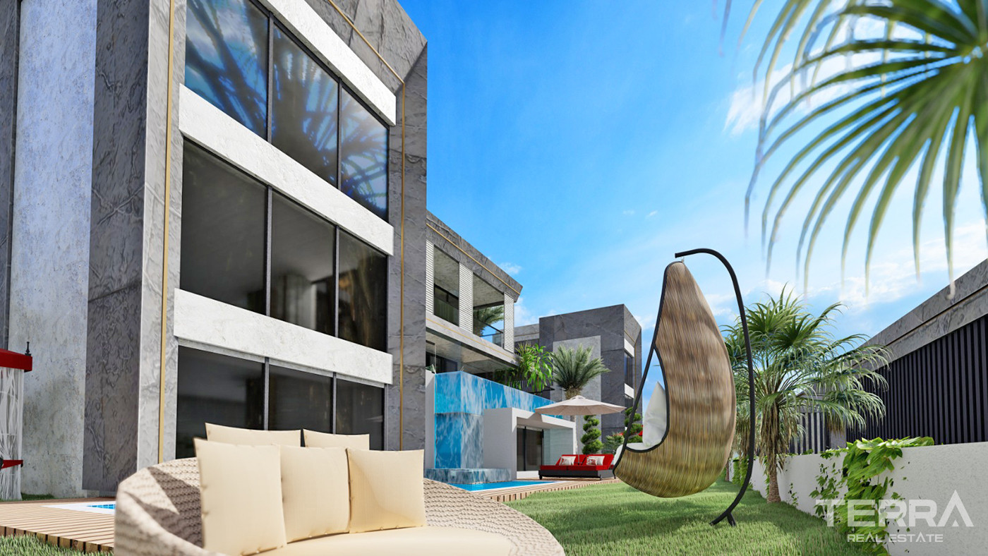 Exclusive Villas with Private Pool and Large Garden in Alanya Kargıcak - 60573