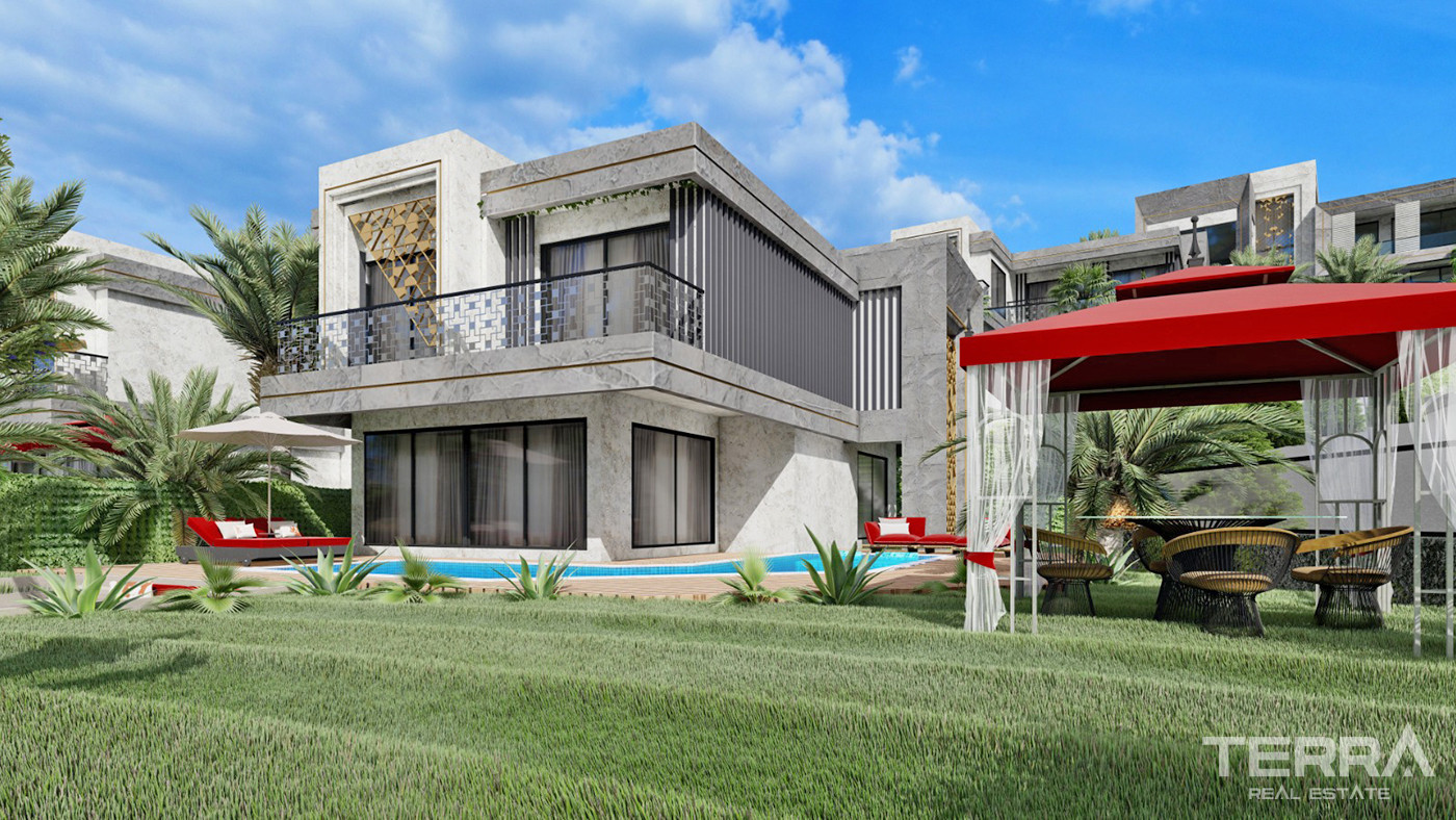 Exclusive Villas with Private Pool and Large Garden in Alanya Kargıcak - 60578