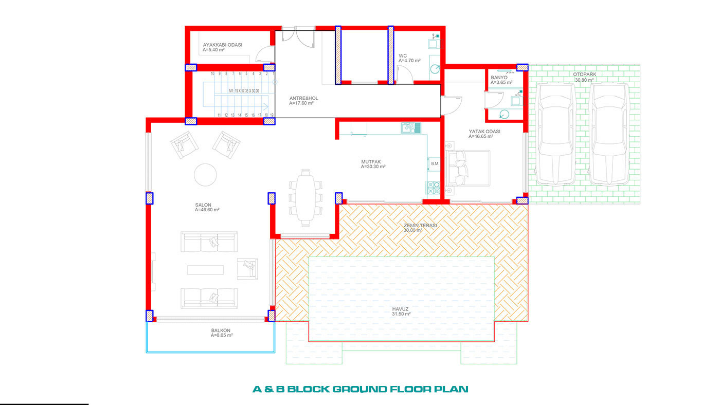 Exclusive Villas with Private Pool and Large Garden in Alanya Kargıcak - 60582