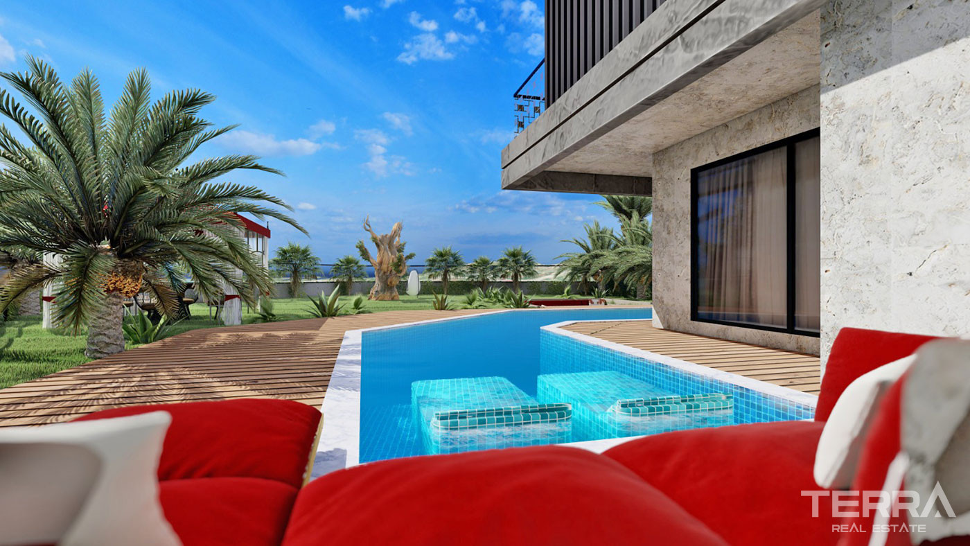 Exclusive Villas with Private Pool and Large Garden in Alanya Kargıcak - 60591