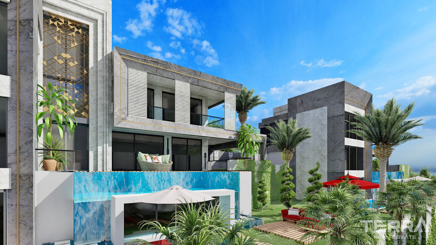 Exclusive Villas with Private Pool and Large Garden in Alanya Kargıcak - 60599