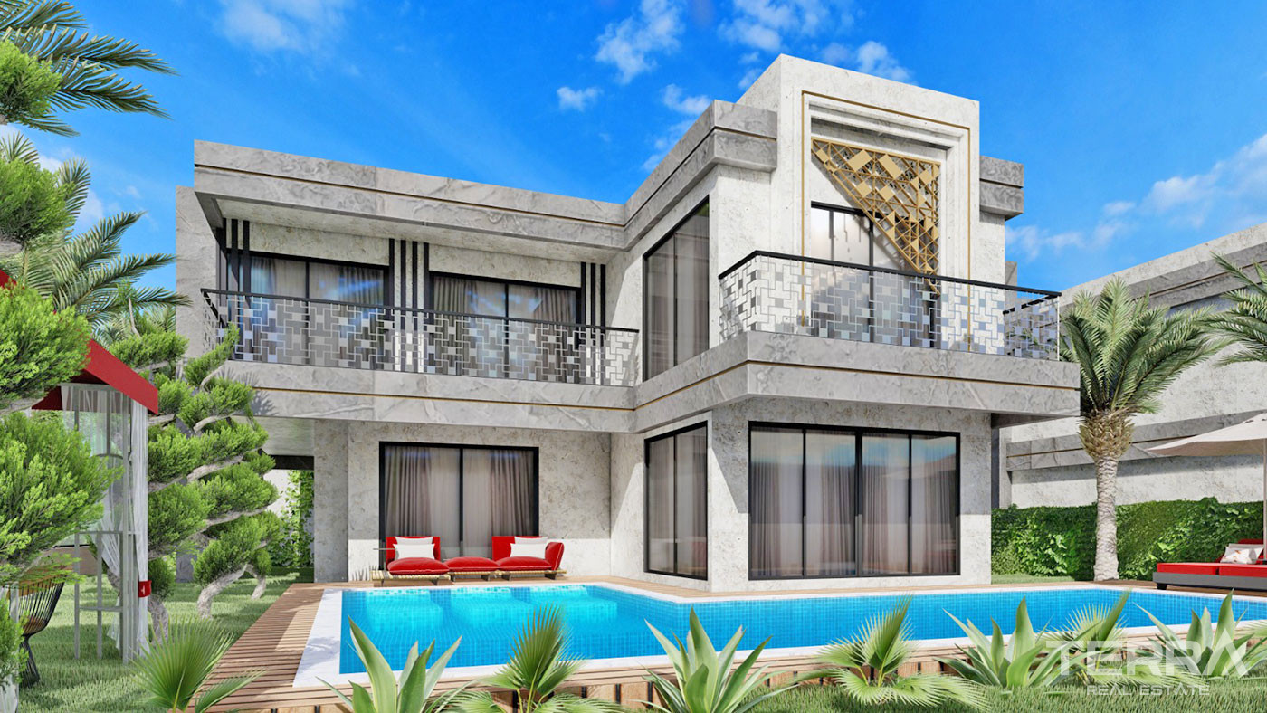 Exclusive Villas with Private Pool and Large Garden in Alanya Kargıcak - 60601